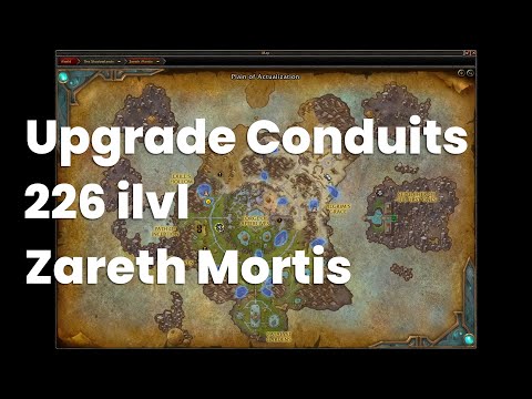 wow Upgrade Conduits ilvl 226 Zereth Mortis | Location