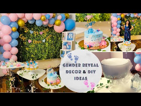 Best Gender Reveal Idea - Gender Reveal Decor and Ideas| DIY | Navya Vlogs USA