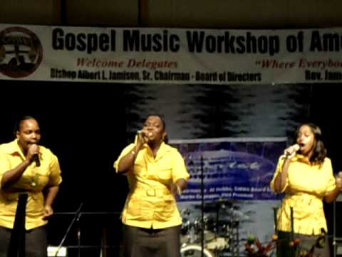 THE MIRACLE SISTERS AT THE 2011 GOSPEL MUSIC WORKSHOP OF AMERICA.