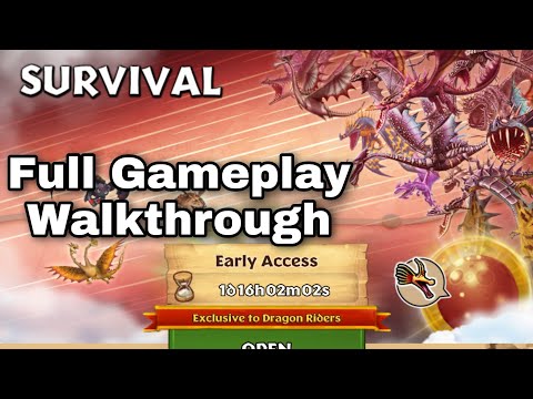 NEW SURVIVAL GAUNTLET Full Gameplay/Walkthrough - Dragons:Rise of Berk