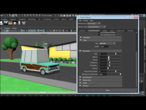 Maya Tutorial - Render settings in Arnold