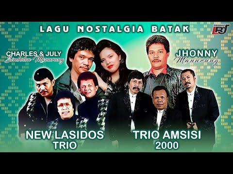 Lagu Nostalgia Batak Trio Amsisi, New Lasidos Trio, Jhonny Manurung, Charles Simbolon & July Manurun