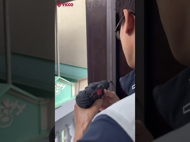 Hướng dẫn lắp đặt Cửa lưới chống muỗi Hệ 1 xích VICCO