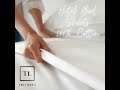 Hotel White Satin Stripe Bed Sheet 300tc 100% Cotton Bedsheet | Available on IndiaMART