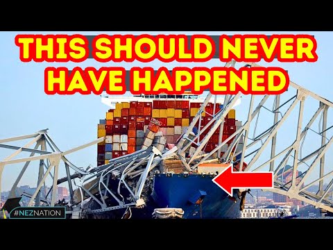 Unseen Footage of the Baltimore Bridge Collapse! Should This Ship Have Been in Maryland? - Professor Nez (Video)