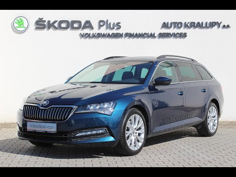 Škoda Superb combi 2.0 TDI DSG Ambition Plus - modrá LAVA