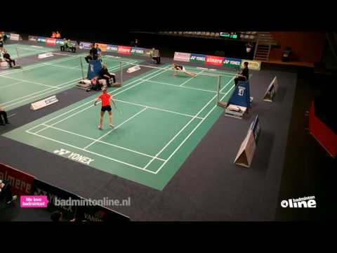 Airi Mikkela from Finland (slowmotion) - Yonex Dutch Open 2016