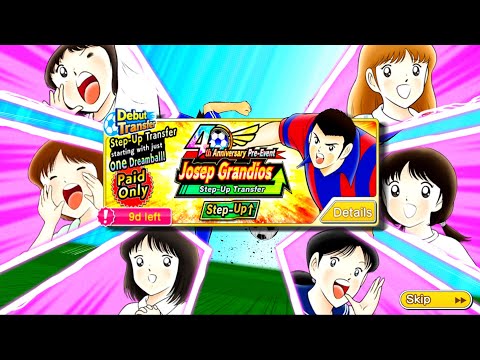 Josep Grandios - Paid Banner - Step 1-5 - Captain Tsubasa Dream Team