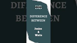 Download lagu Difference Between Joules and Watts | Watts to Joules: Unlocking the Power of Energy Measurements! mp3 Download lagu Difference Between Joules and Watts | Watts to Joules: Unlocking the Power of Energy Measurements! mp3