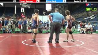Junior 152 - Tanner Bauman (Washington) vs. Pierre Gaud (Arizona)