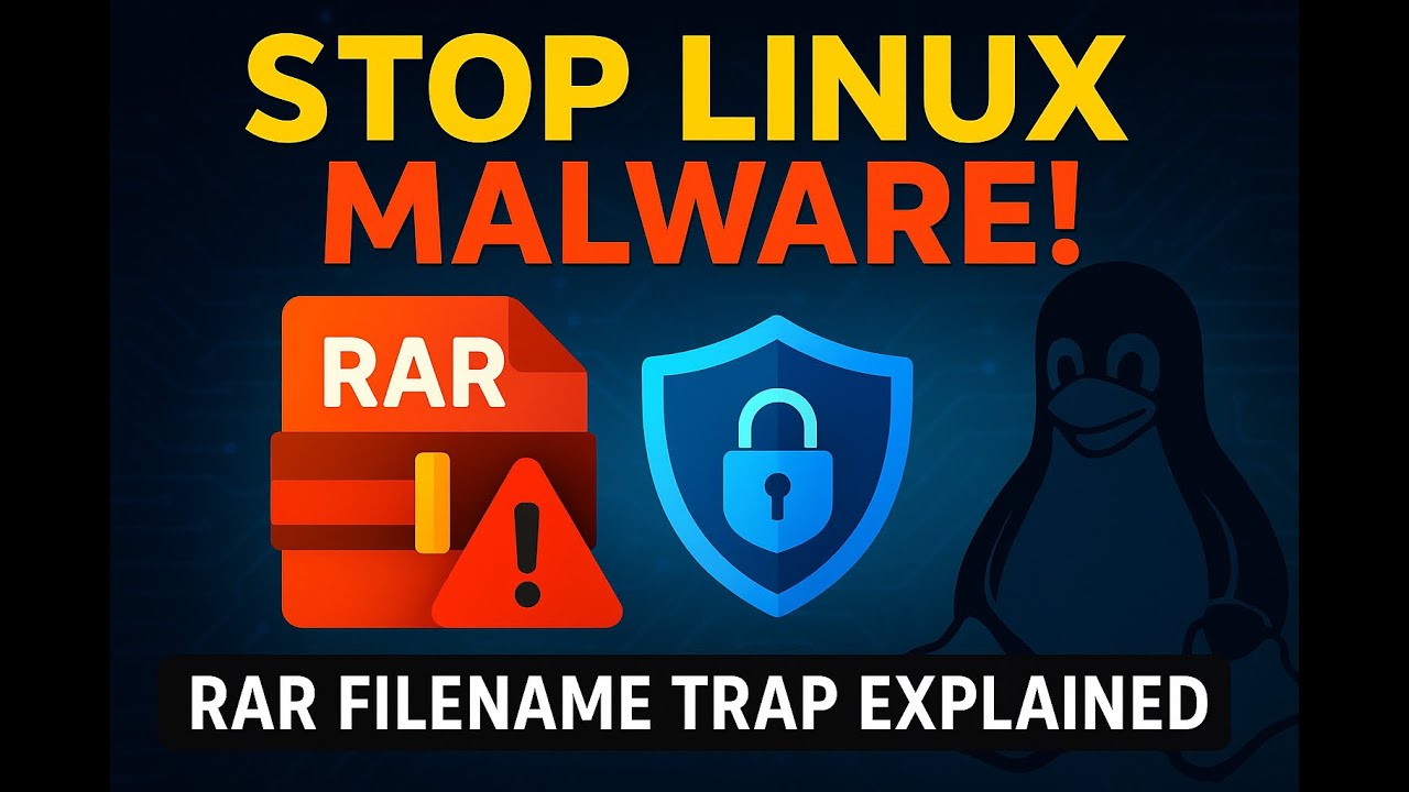 Stop Linux Malware: RAR Filename Trap Explained!