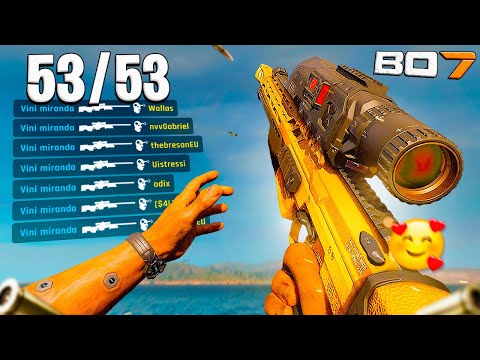 I decided to UPGRADE THE SNIPER to the MAXIMUM and I TILT IT UP IN BO7 LOL 🥰🎯 (satisfactory)