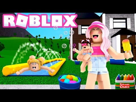 Bloxburg Family Summer Routine with Goldie & Baby Bloxy