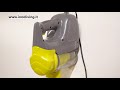 INN-670 Scopa Elettrica 2 in1 senza Sacco Capacità 0.5 L Colore Grigio/Giallo  - Foto miniatura 2
