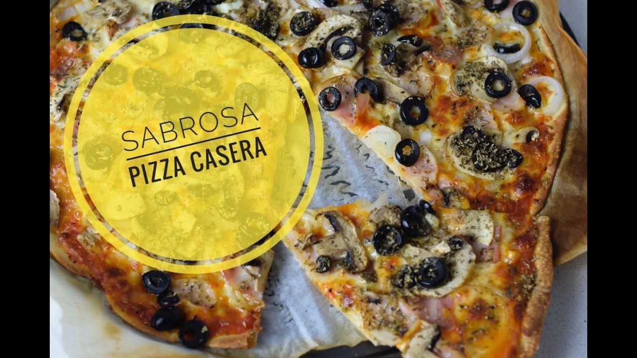 CÓMO HACER UNA PIZZA CASERA FÁCIL CON MASA COMPRADA | FAST PIZZA
