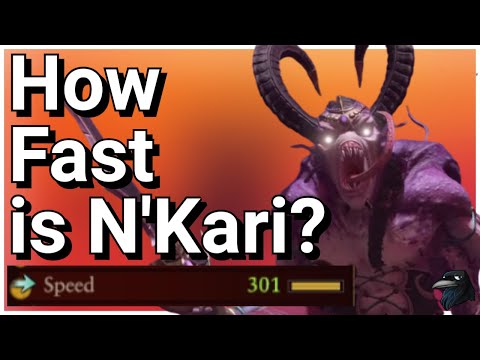 How Fast Can N'Kari Go? Warhammer 3