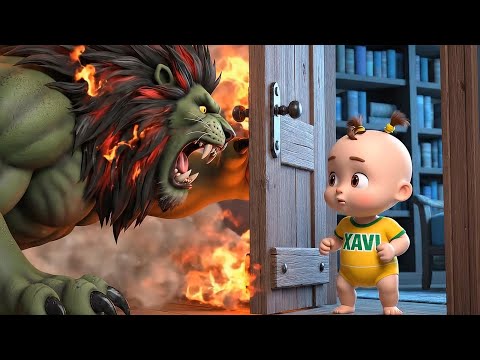 Knock Knock Knock – Who’s There?? | Monsters At The Door Song | Baby Xavi Kids Songs