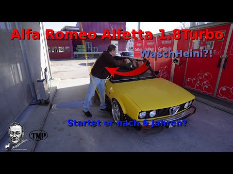 Alfa Romeo Alfetta 1.8Turbo nach 6 Jahren starten. Läuft er?