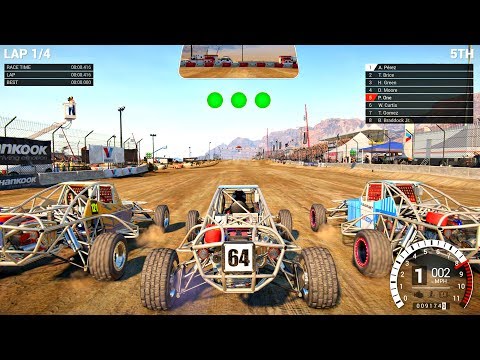 DiRT 4 - Career Mode Gameplay  - Land Rush (Larock 2XR Buggy)