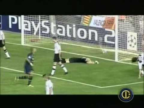 2004-2005 Champions League - Valencia vs Inter 1-4 Adriano (Commento di Scarpini)