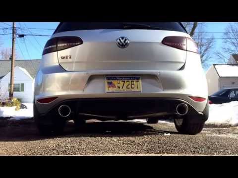 mk7 gti magnaflow catback exhaust with stock downpipe