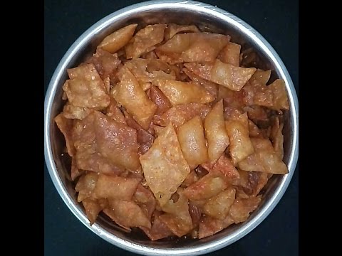 Quick Indian Snack - Spicy Diamond cuts recipe