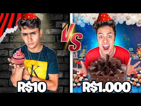FESTA DE ANIVERSÁRIO DE R$10, R$100, R$1000