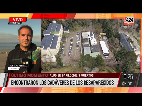 Uruguay: las repercusiones de la muerte de la pareja en el alud en Bariloche I A24