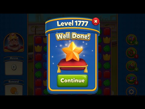Royal Match - King Robert - Level 1777