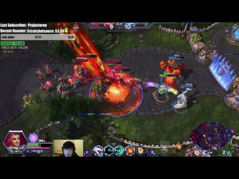 Zarya(expulsion) high grandmaster hero league gameplay video by Fan