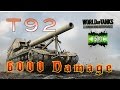 World of Tanks Xbox 360 - T92 Gameplay (6000 ...