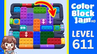 Soluzione del Livello 611 di Color Block Jam