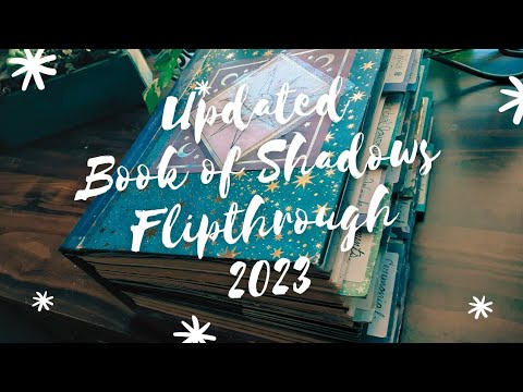 Book of Shadows Flipthrough | 2023 Update #bookofshadows