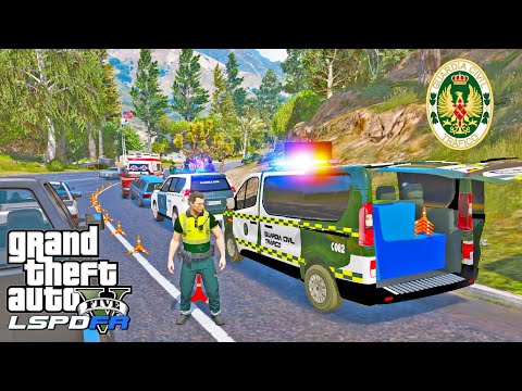 ATENDEMOS un ACCIDENTE en la RUTA 66 | MOD LSPDFR #946