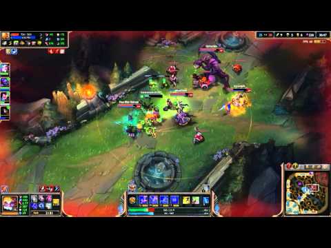 [LoL] Top lane Heimer vs ashe and Xin Zhao
