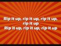 Rip it up by Jet with Lyrics