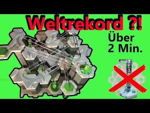 Gravitrax Weltrekord? Längste Bahn auf einer Grundplatte (ohne Höhenplatte und Lift)