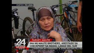 Ina ng Maute brothers arestado sa checkpoint sa Ma