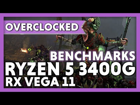 Ryzen 5 3400G Overclocked Benchmark! | Low, Med + High settings