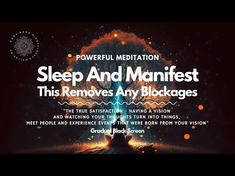 Law Of Attraction Guided Meditation (Very Relaxing) - Sleep And Manifest, Removes Any Blockages