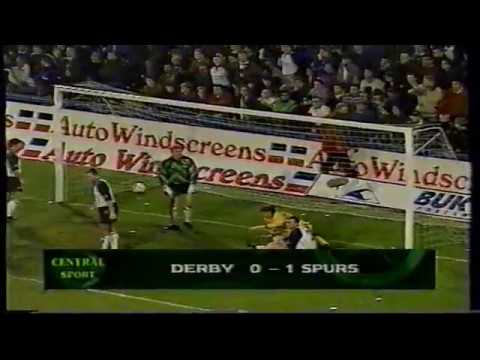 1993-94 Derby County 0 Tottenham Hotspur 1 - League Cup 3rd Round - 27/10/1993