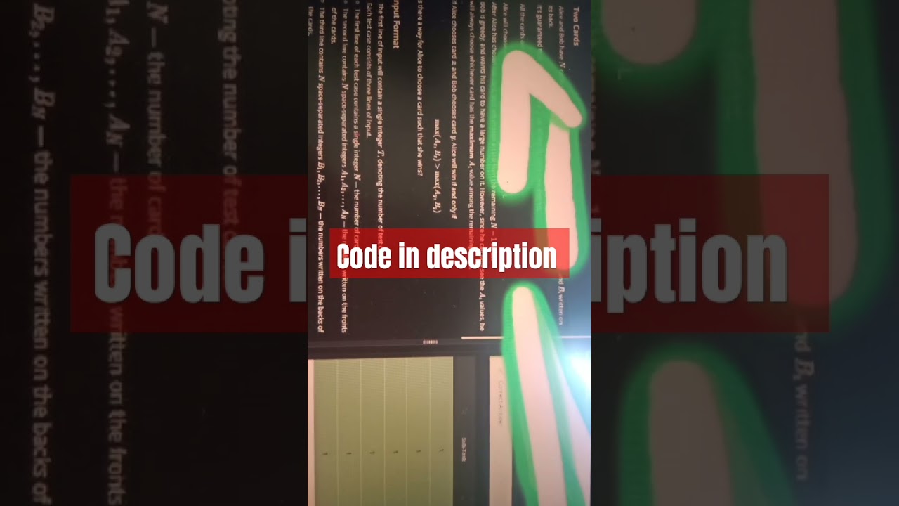 CODECHEF STARTERS 161 || #codechef #codechefsolution #codechefsolutiontoday || November 20, 2024