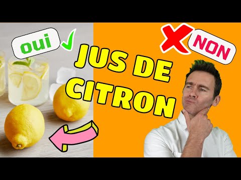 Boire du jus de citron dans de l'eau tiède le matin ?