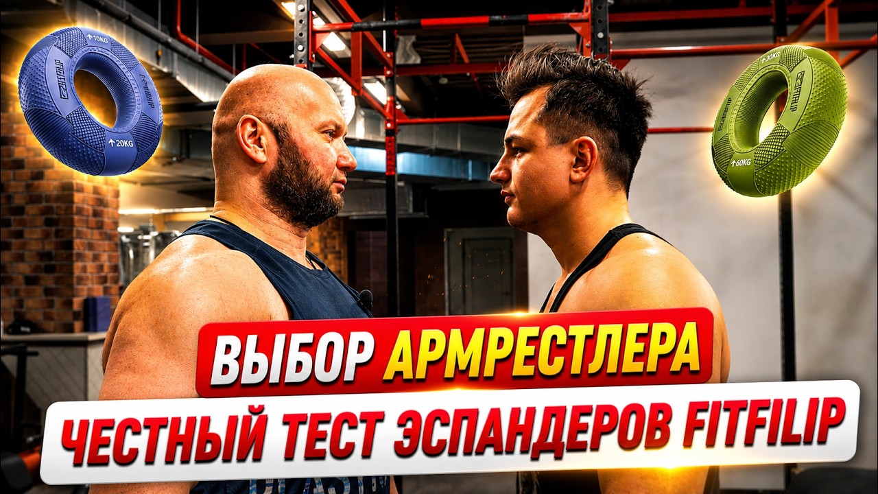 Испытание эспандеров FITFILIP с мастером спорта по армрестлингу