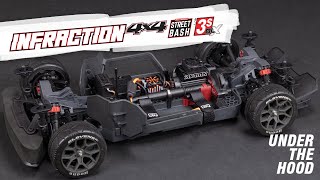 Arrma Infraction 3S BLX 1:8 RTR zlatá