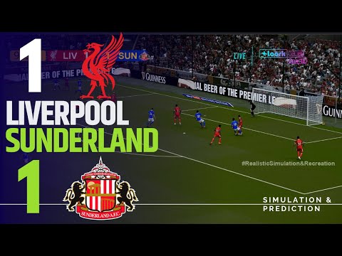 LIVERPOOL  1-1 SUNDERLAND MATCH HIGHLIGHTS! PREMIER LEAGUE 2025-26 Simulation/Recreation