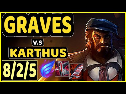 JUHAN (GRAVES) vs KARTHUS - 8/2/5 KDA JUNGLE GAMEPLAY - KR Ranked MASTER