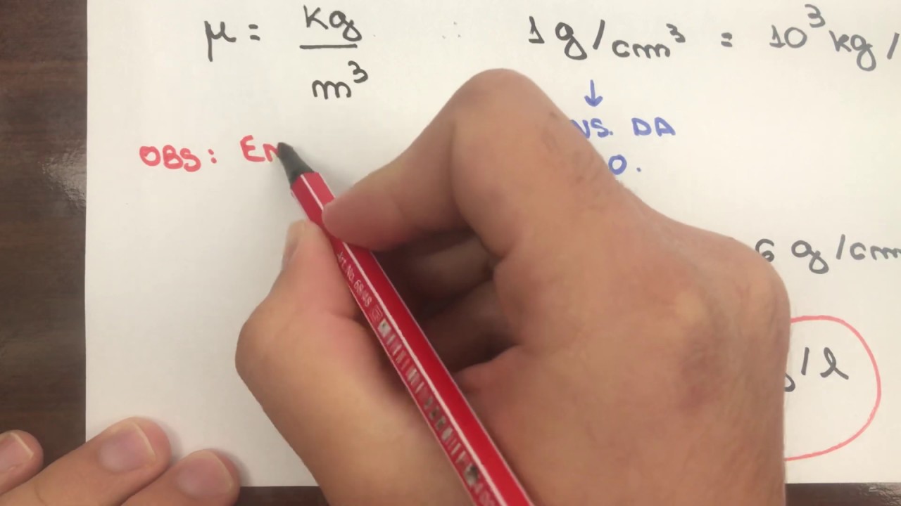 Hidrostática (Densidade e pressão) - Física para concurso