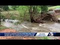 Flash flooding destroyed the only way in and out of a Sequoyah County home