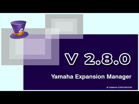 Yamaha Expansion Manager (YEM) V2.8.0 for Windows 10/8.1 - installation and new features